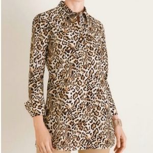 Chico's Animal Print Tunic Size Medium